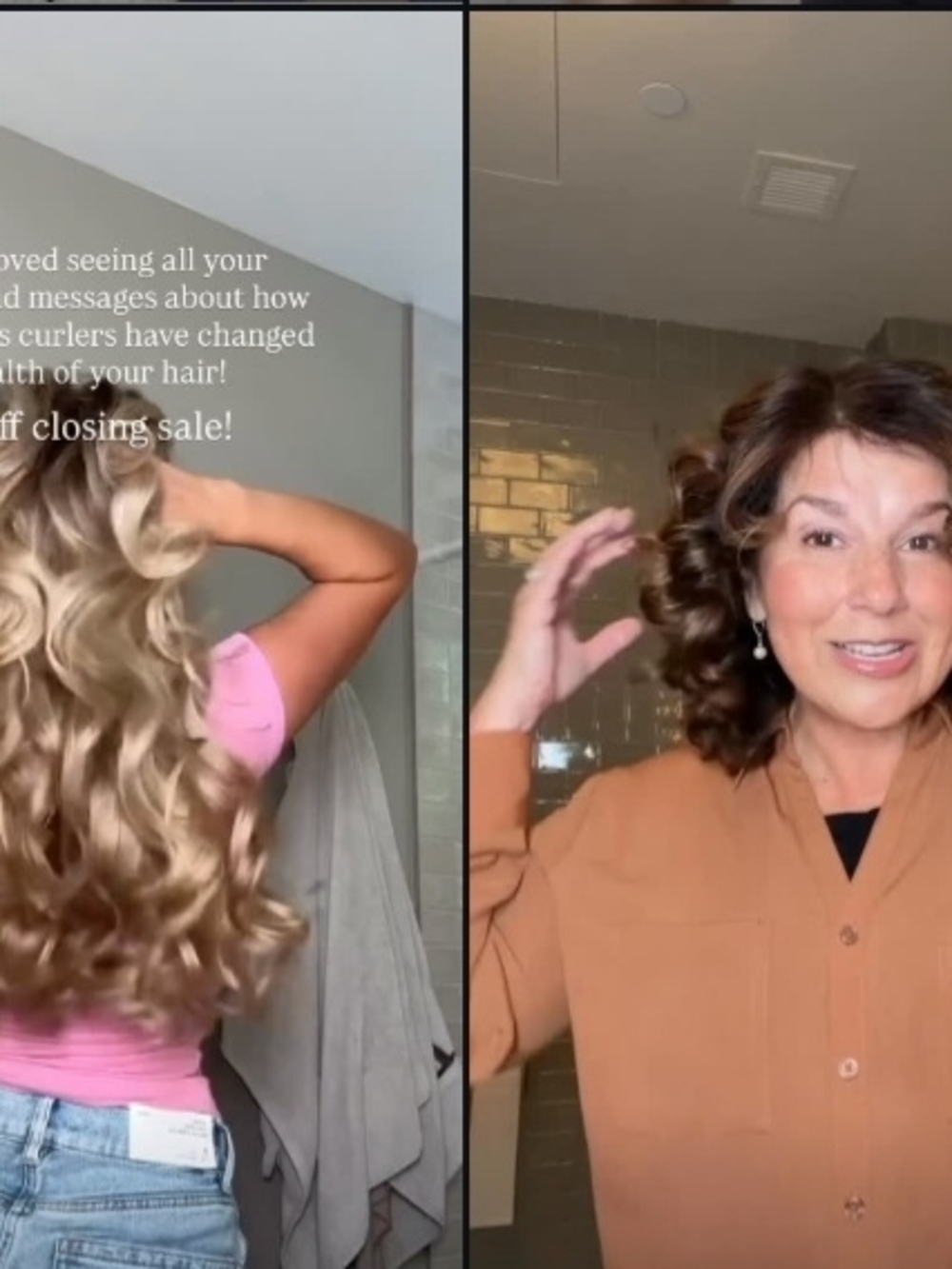 Effortless Beauty Miniature Heatless Curler Light Rose Color - Picture 9 of 11